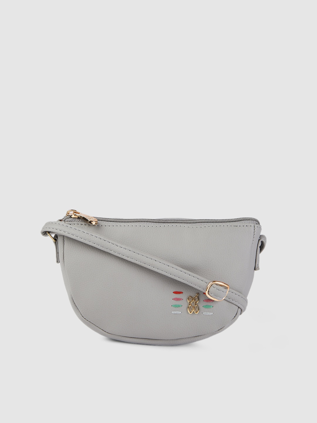 

Baggit Grey Solid Sling Bag