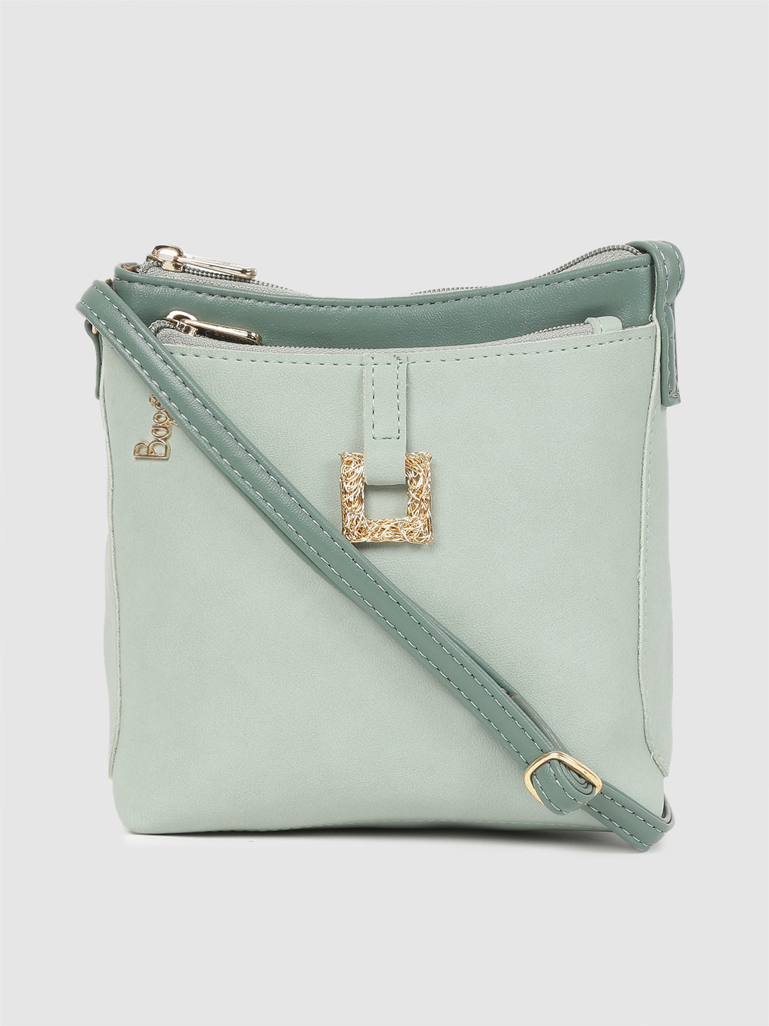 

Baggit Women Mist Blue Solid Sling Bag