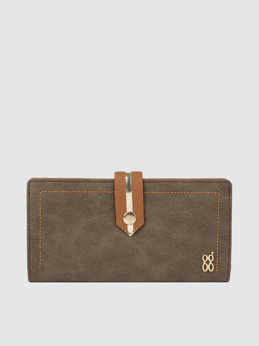 

Baggit Women Brown Solid Two Fold Wallet