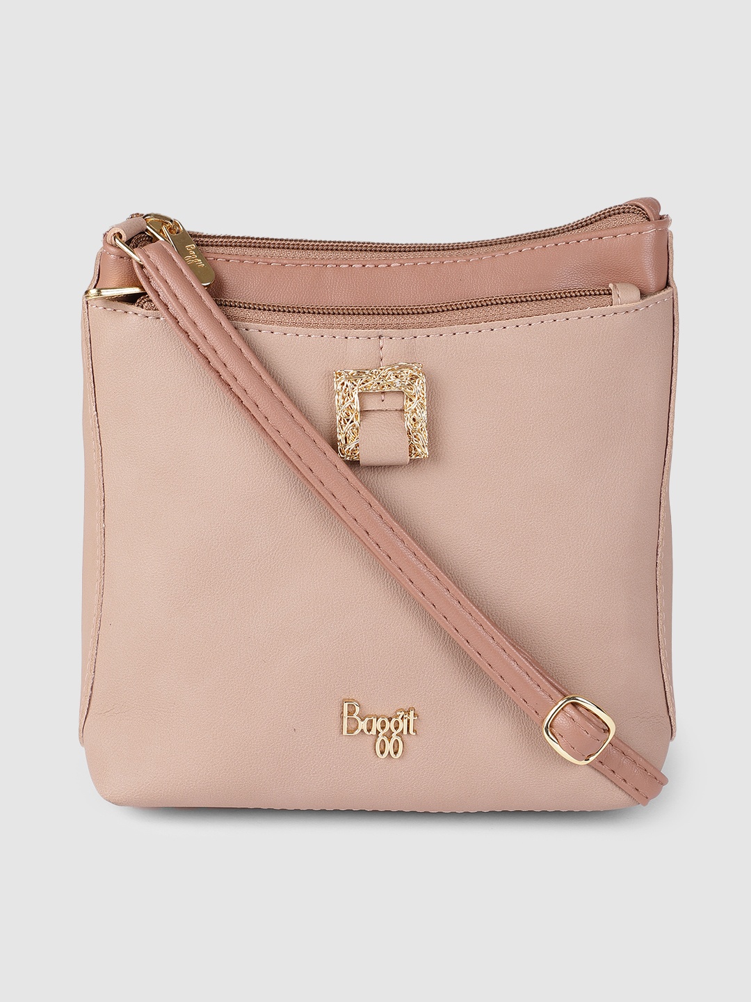 

Baggit Women Pink Solid Sling Bag