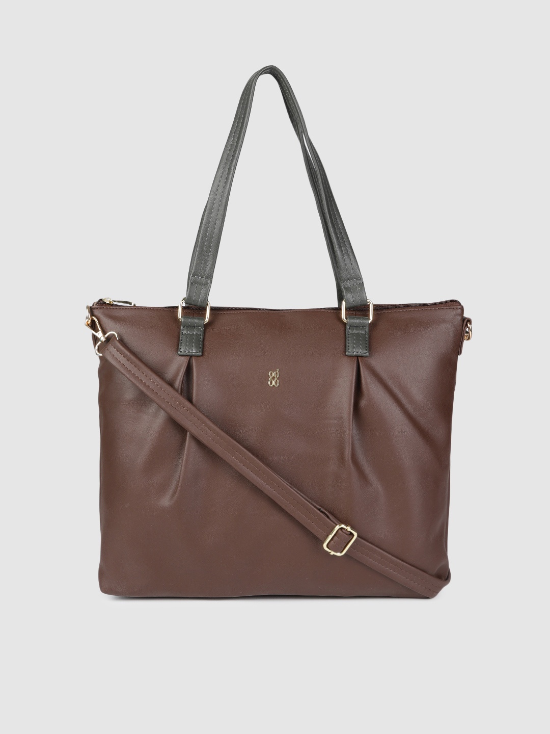 

Baggit Women Brown Solid Laptop Bag