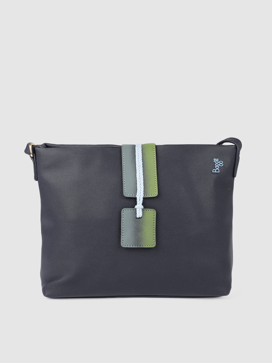 

Baggit Navy Blue Solid Sling Bag