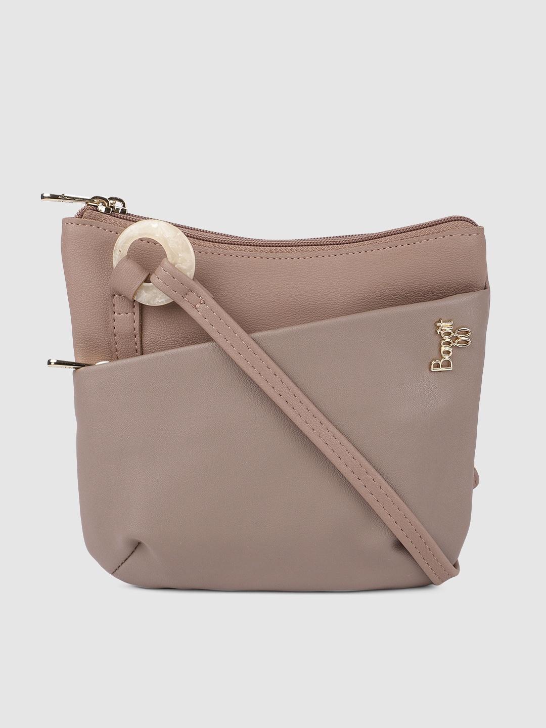 

Baggit Mauve Solid Sling Bag