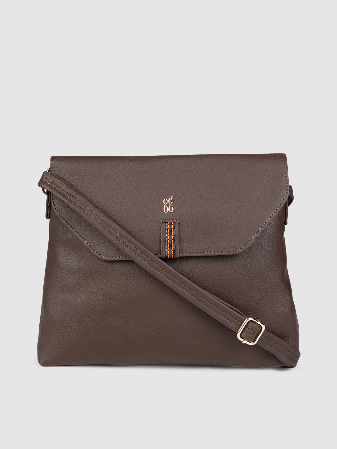 

Baggit Brown Solid Sling Bag