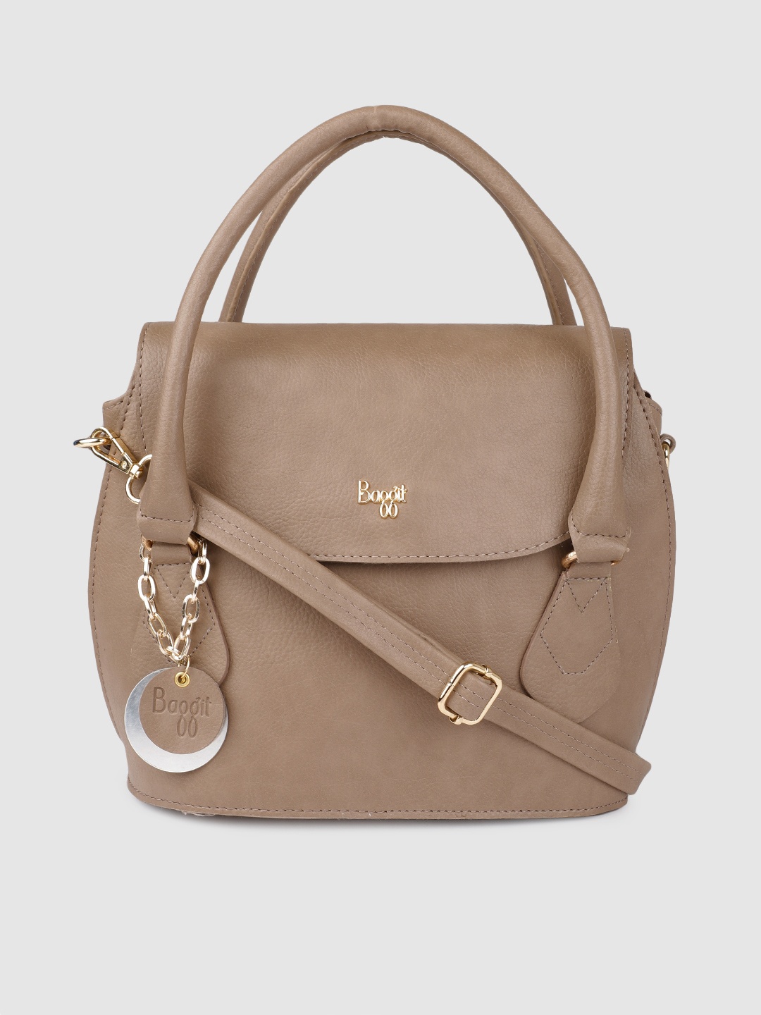 

Baggit Beige Solid Handheld Bag
