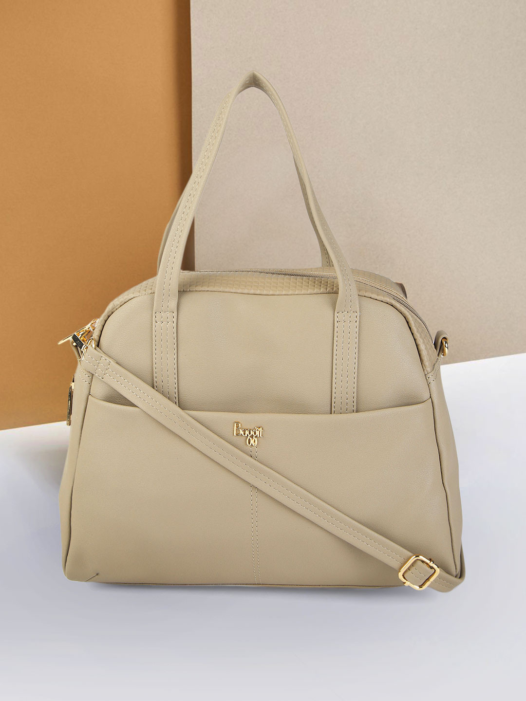 

Baggit Beige Solid Shoulder Bag