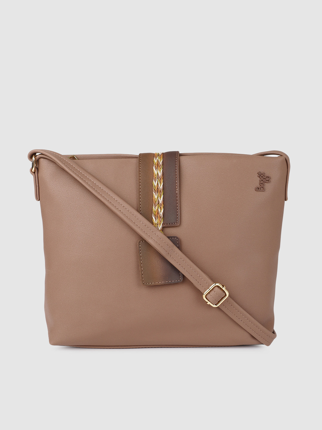 

Baggit Beige Solid Sling Bag