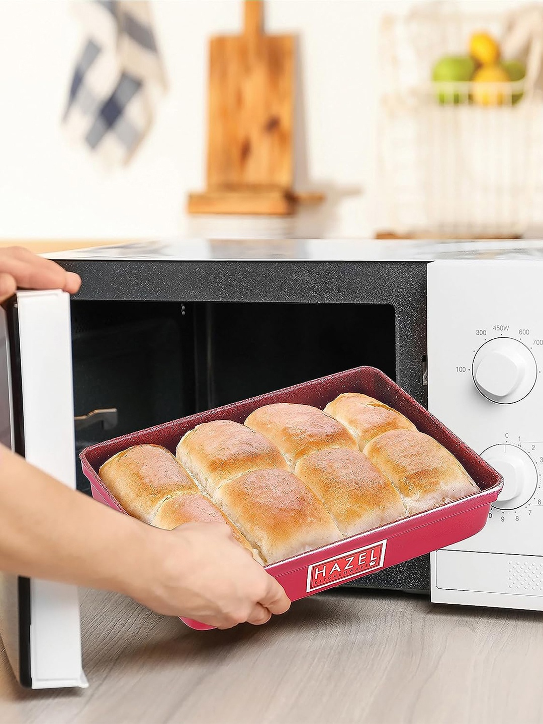 

HAZEL Red Granite Finish Non-Stick Aluminium Baking Tray
