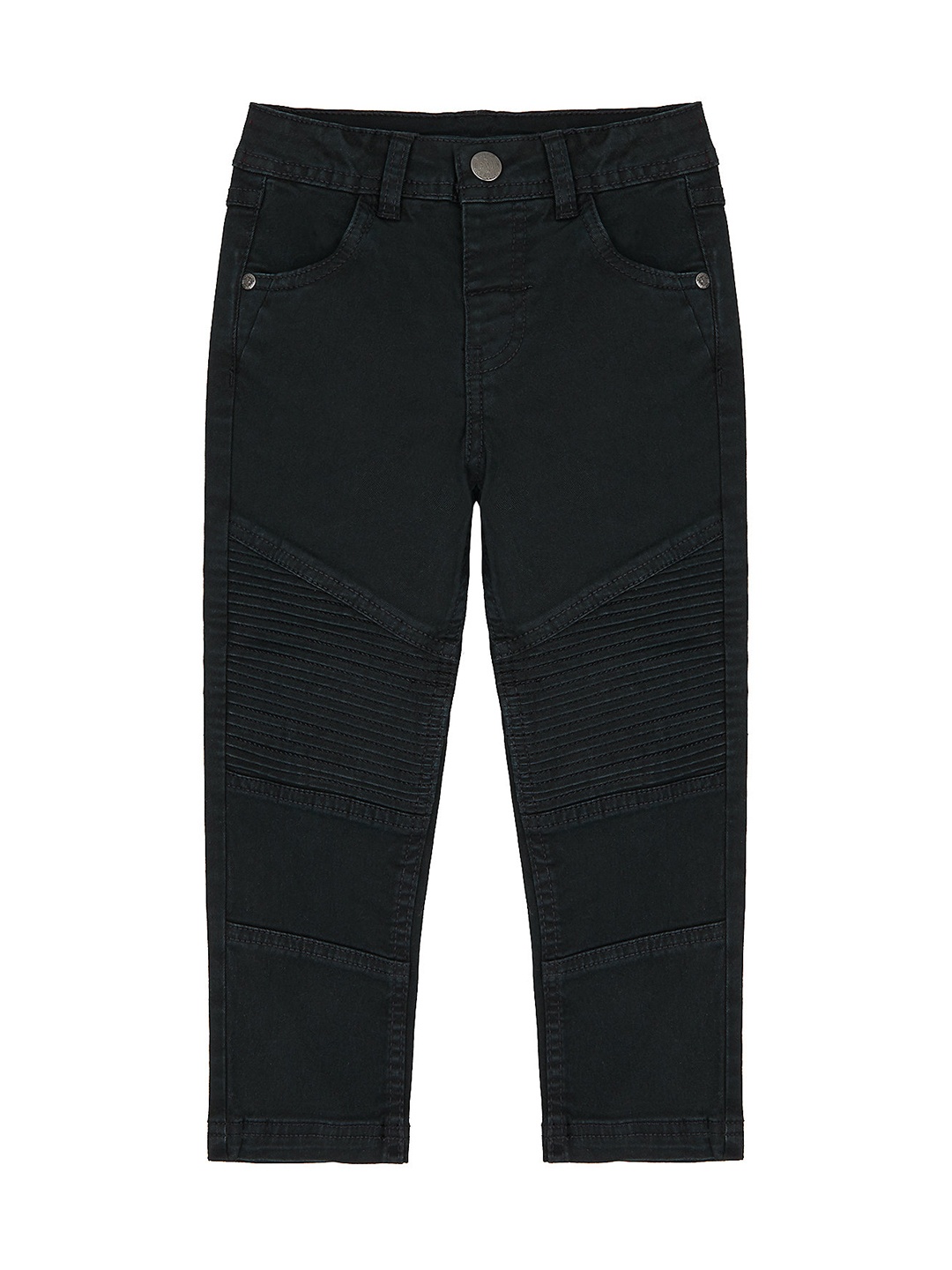 

mothercare Boys Black Regular Fit Mid-Rise Clean Look Jeans