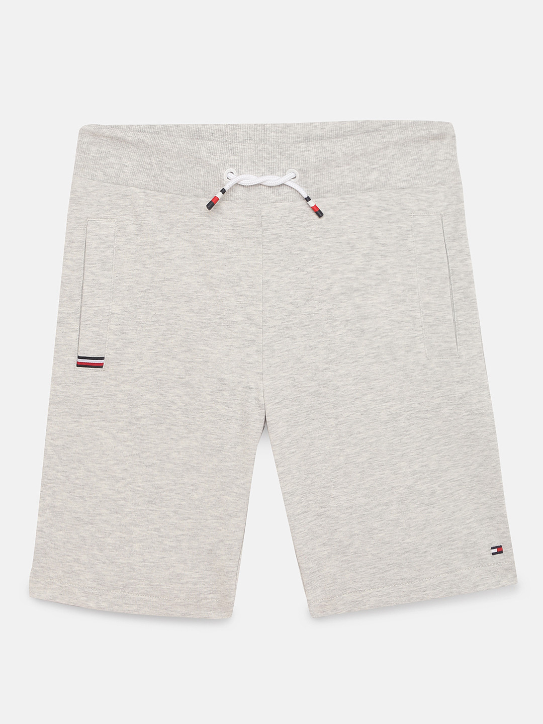 

Tommy Hilfiger Boys Grey Solid Regular Fit BB RIB INSERT SWEAT Shorts