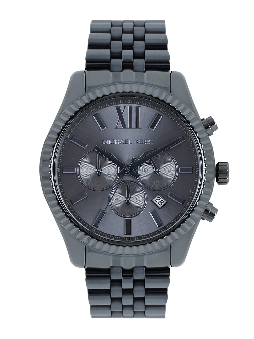 

Michael Kors Men Metallic Blue Dial Chronograph Watch MK8480