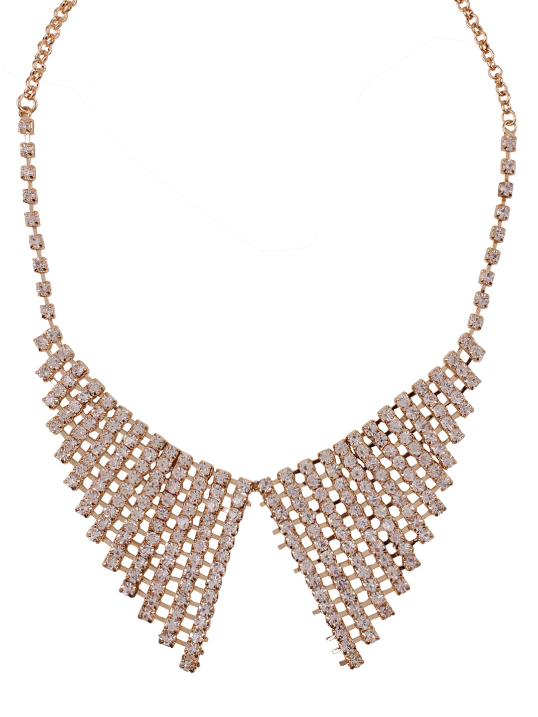 

Shining Diva Fashion Gold-Toned Necklace