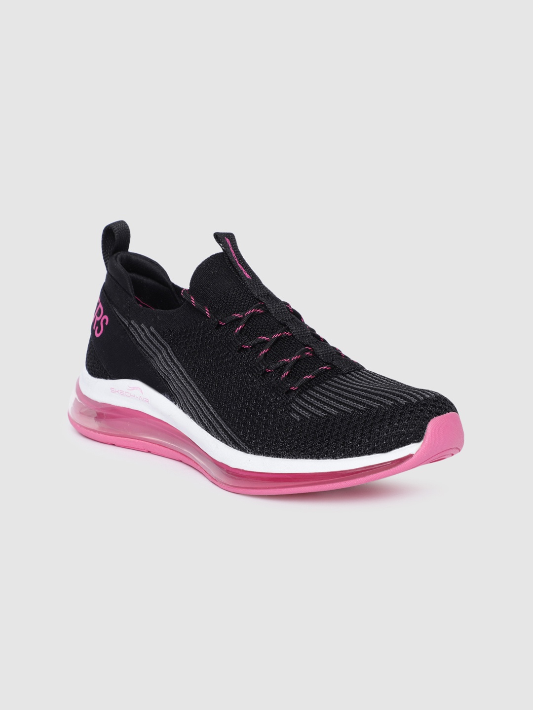 

Skechers Women Black & Pink AIR ELEMENT 2 Sneakers