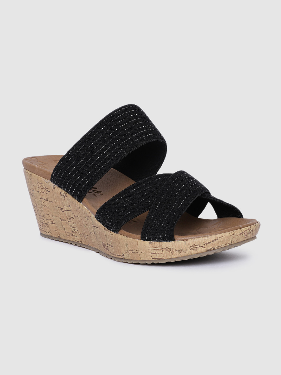 

Skechers Women Black BEVERLEE Heels