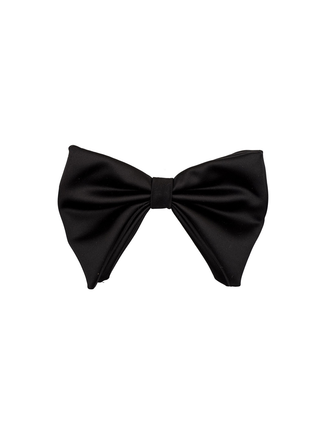 

The Tie Hub Black Solid Bow Tie