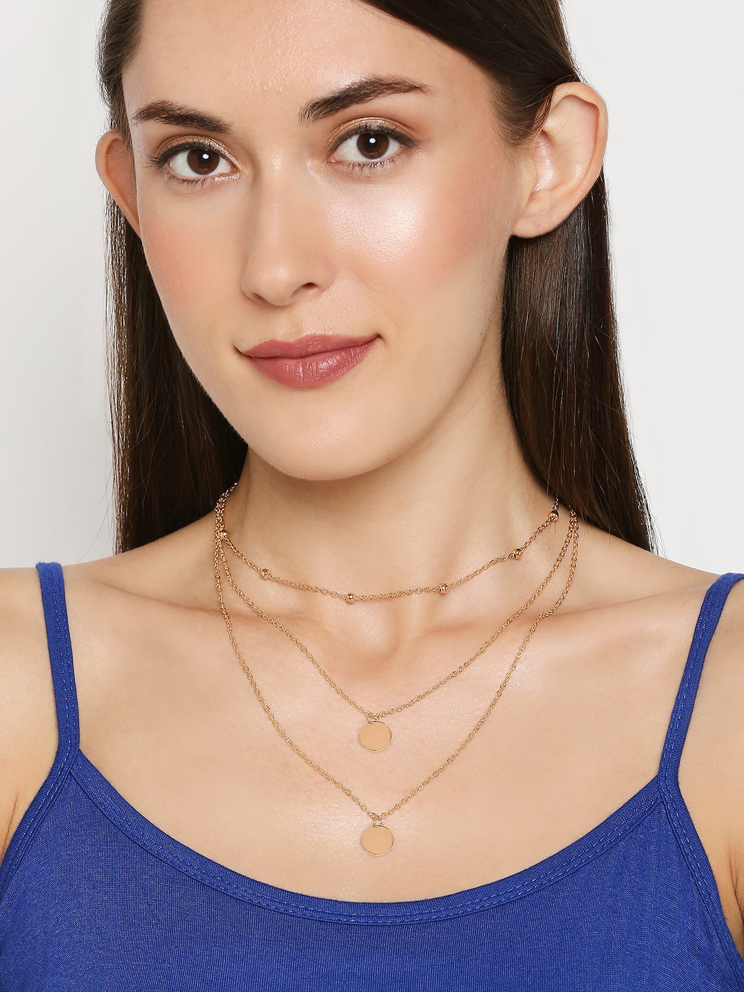 

OOMPH Gold-Plated Handcrafted Multi Layer Necklace