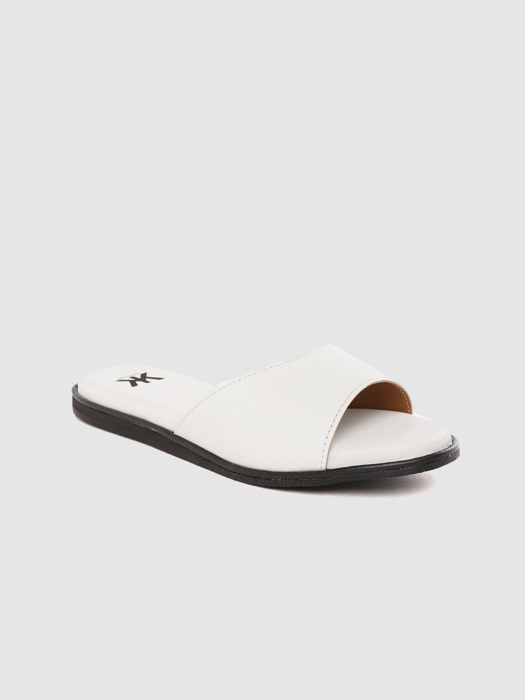 

Kook N Keech Women White Solid Open Toe Flats