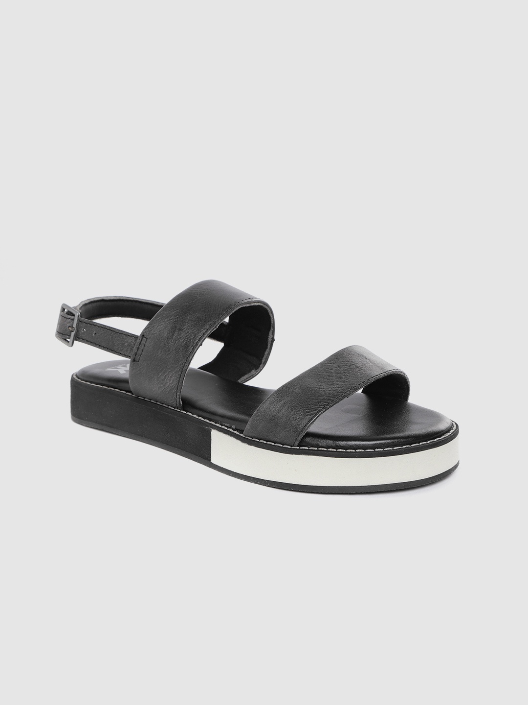 

Kook N Keech Women Black Textured Flatform Heels
