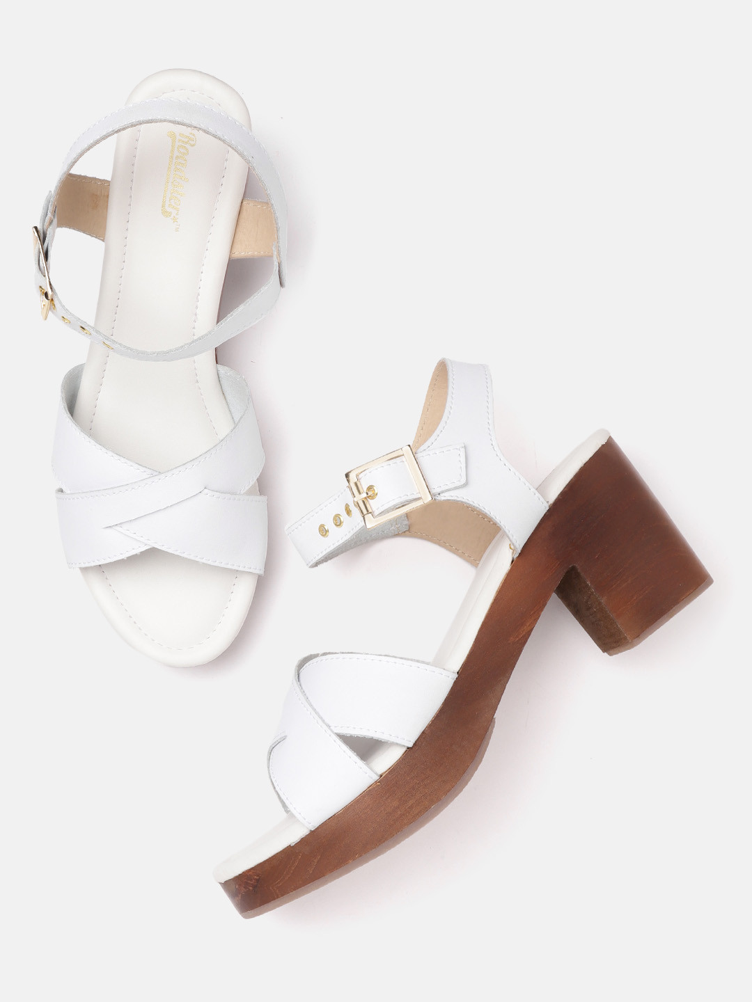 

Roadster Women White Solid Platform Heels