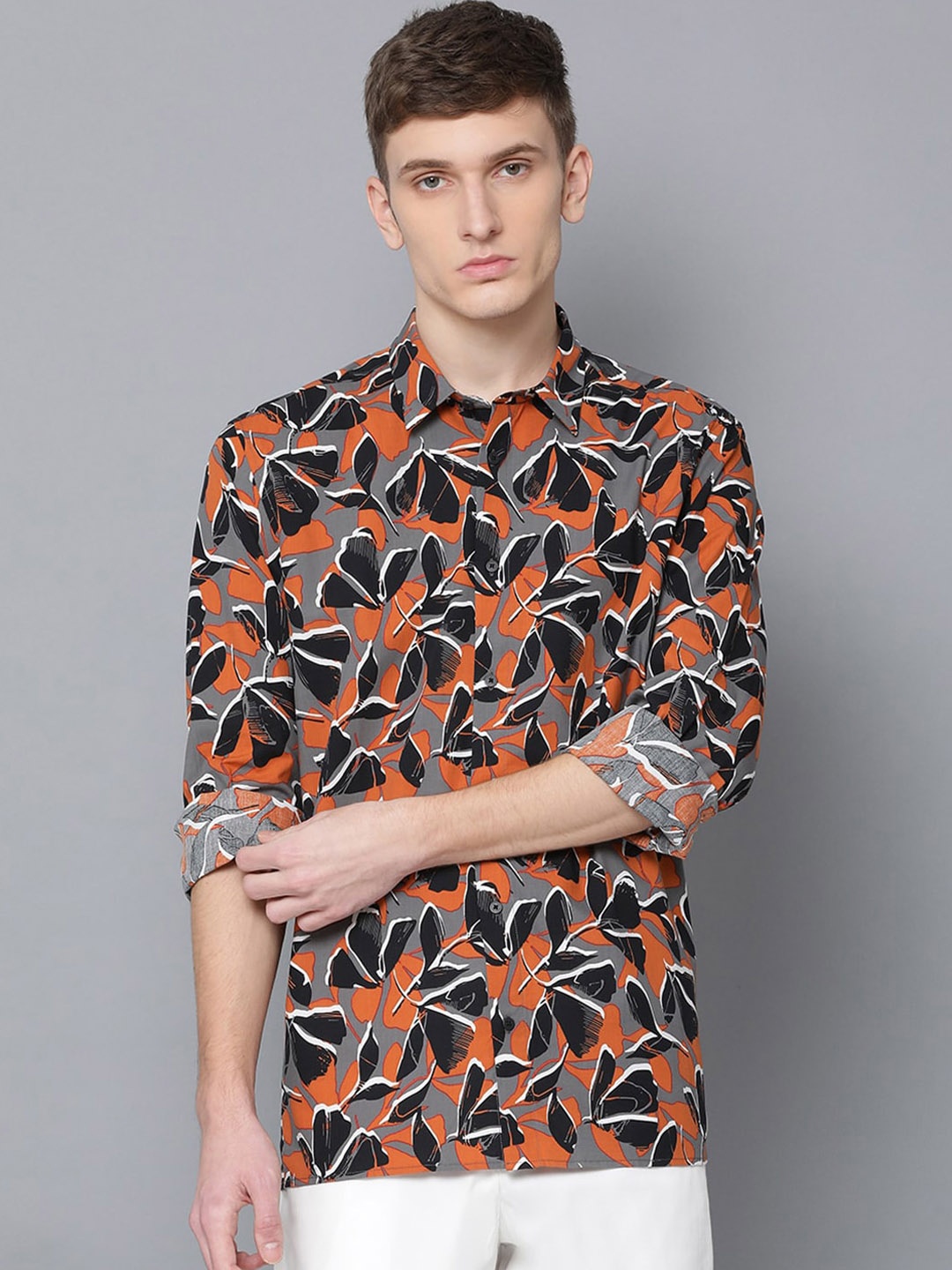 

Antony Morato Men Multicoloured Slim Fit Printed Casual Shirt, Multi