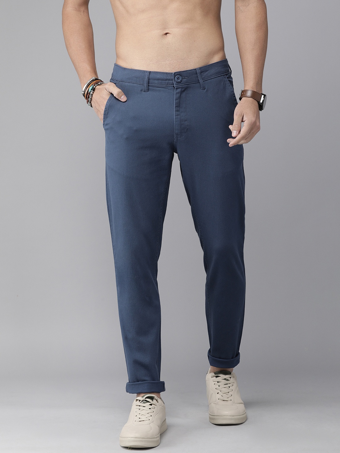 

Roadster Men Blue Trousers
