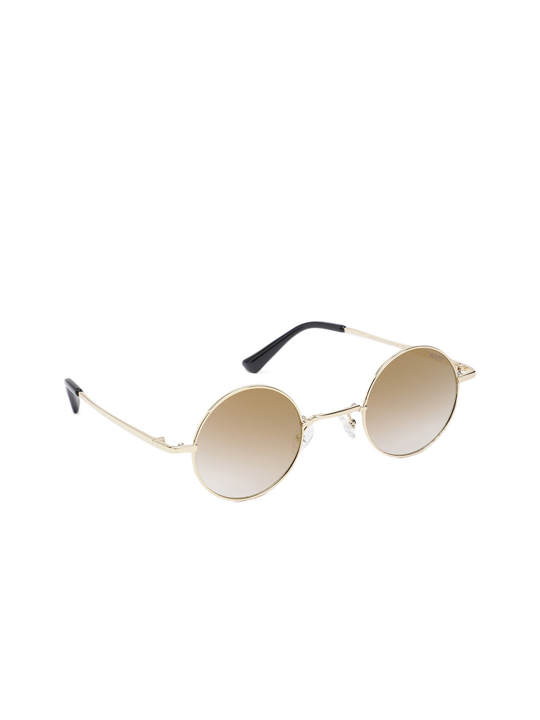

SCOTT Women Round Sunglasses 019 C4 S, Gold