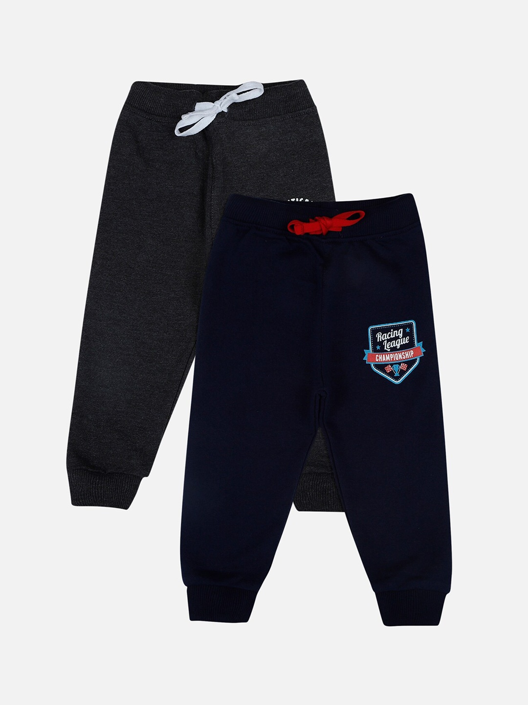 

Bodycare Kids Boys Pack Of 2 Slim-Fit Anti-Microbial Joggers, Navy blue