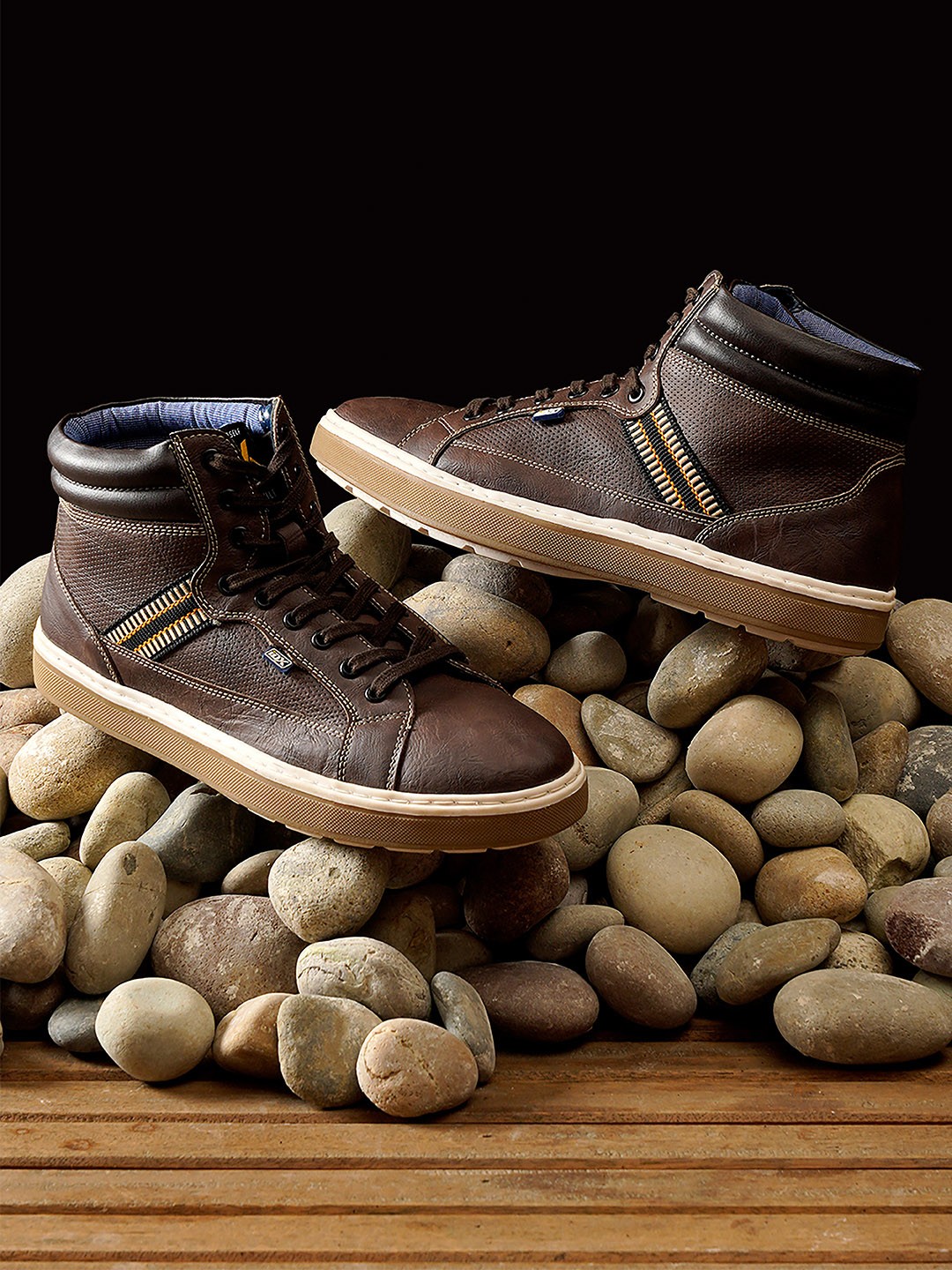 

iD Men Brown Casual Boot Shoes