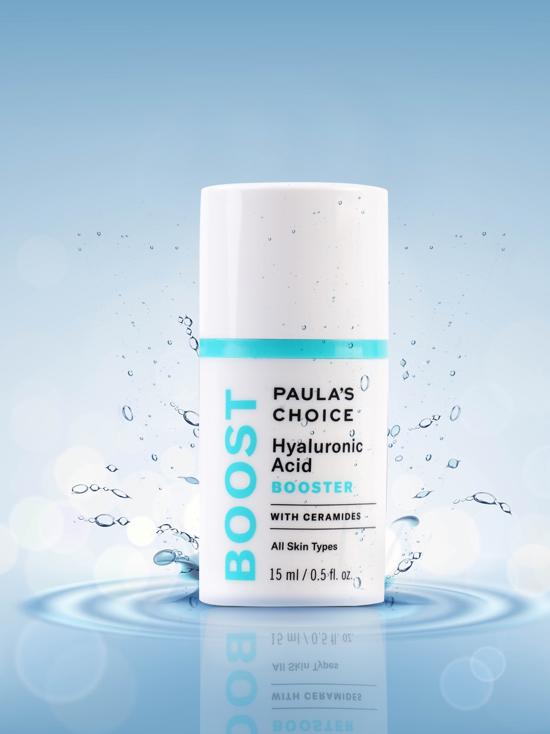 

Paulas Choice Boost Hyaluronic Acid Booster with Ceramides Skin Hydration Serum 15 ml, Transparent