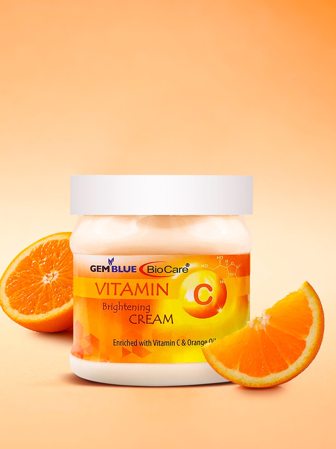 

GEMBLUE BioCare Unisex Vitamin C Face Cream 500ml, Orange