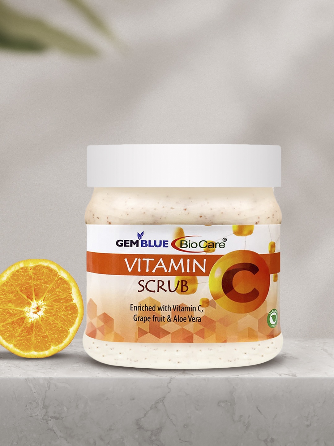 

GEMBLUE BioCare Unisex Vitamin C Face Scrub 500ml, Orange