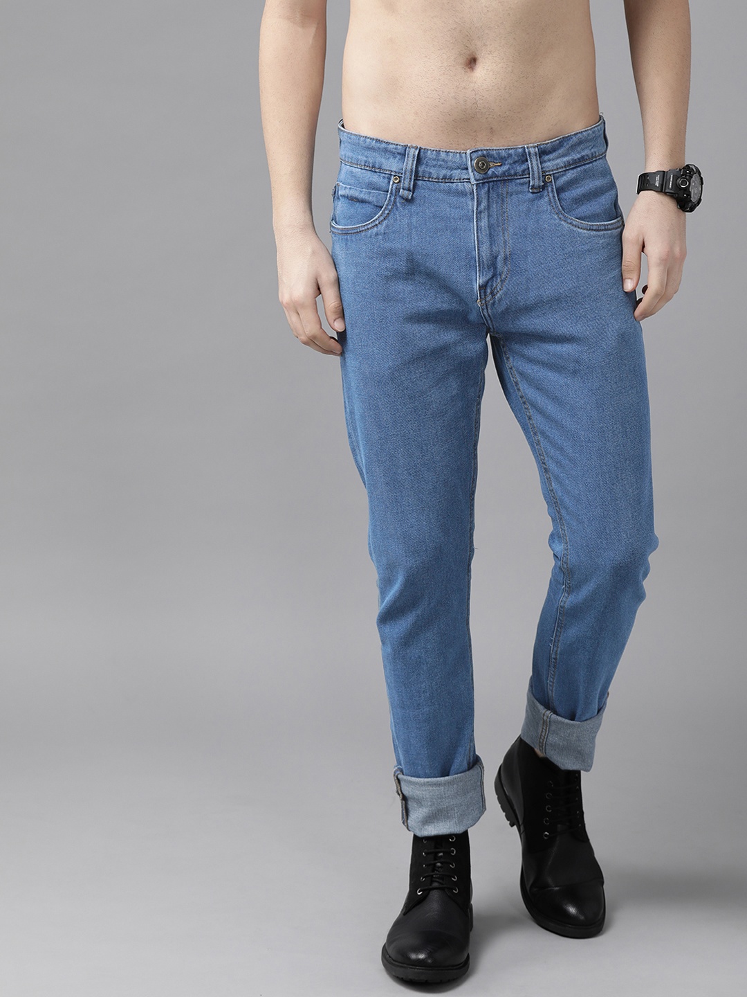 

Roadster Men Blue Slim Fit Stretchable Jeans