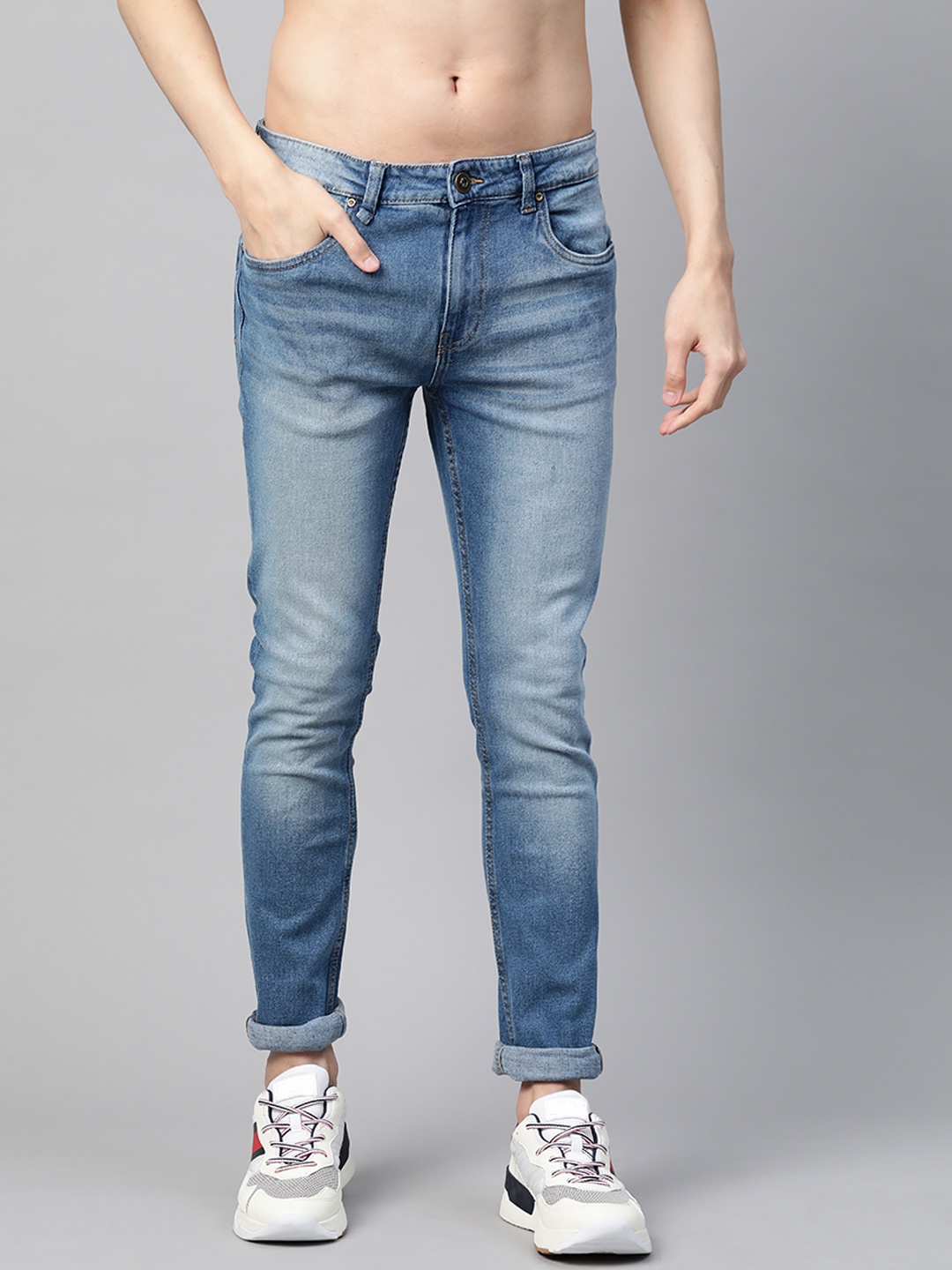 

Roadster Men Blue Skinny Fit Stretchable Jeans