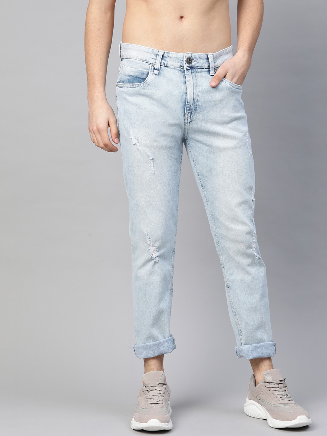 

Roadster Men Blue Skinny Fit Light Fade Stretchable Jeans