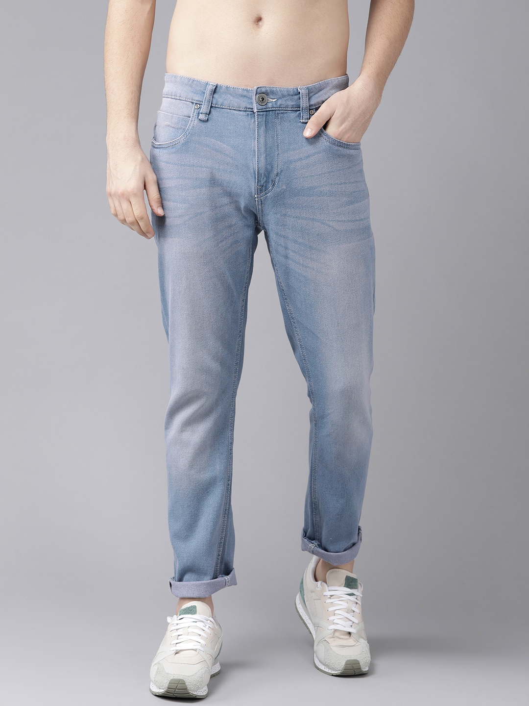 

Roadster Men Blue Slim Fit Light Fade Stretchable Jeans