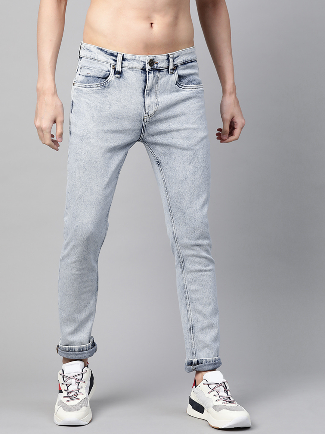 

Roadster Men Blue Skinny Fit Light Fade Stretchable Jeans