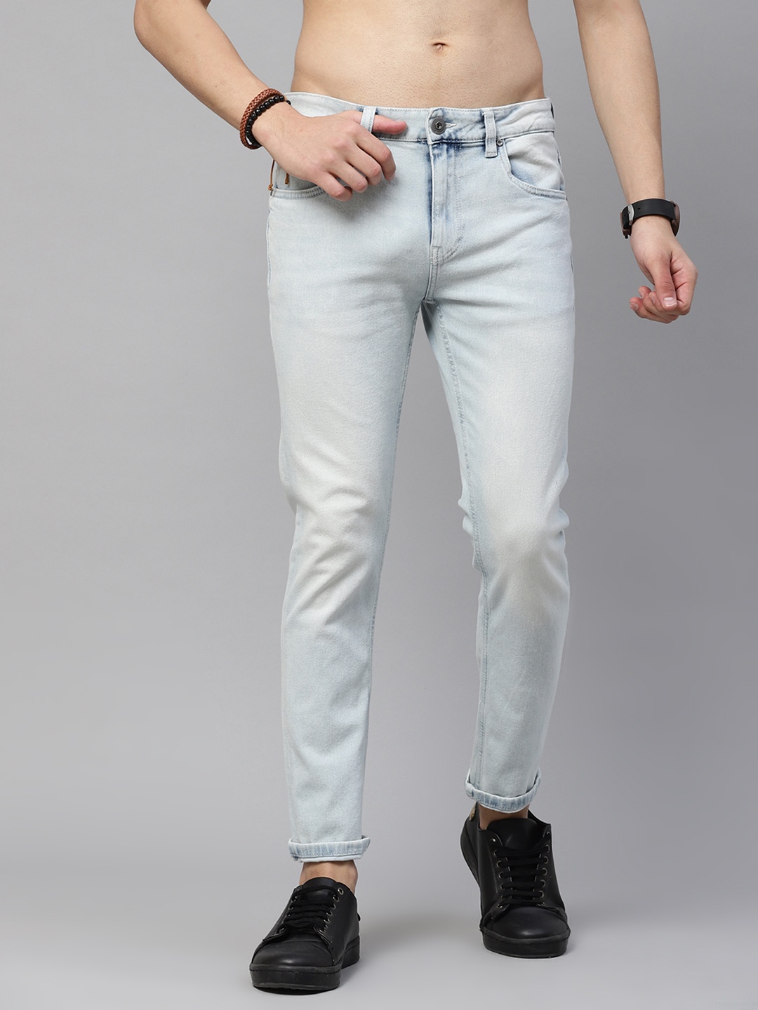 

Roadster Men Blue Skinny Fit Light Fade Stretchable Jeans