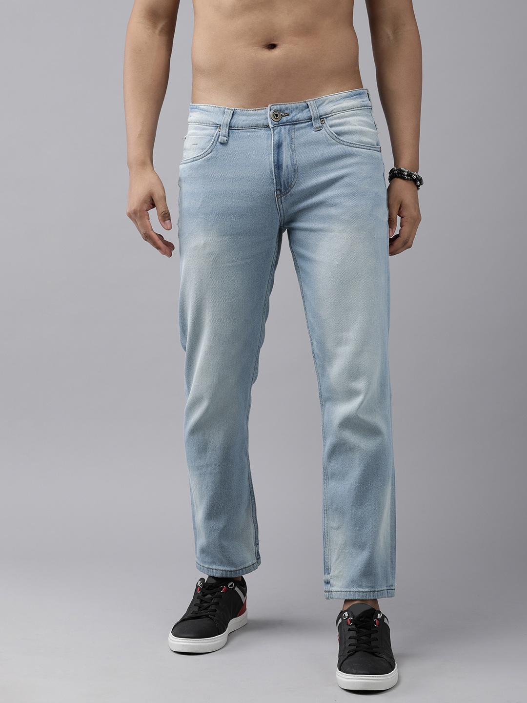 

Roadster Men Blue Slim Tapered Fit Light Fade Stretchable Jeans