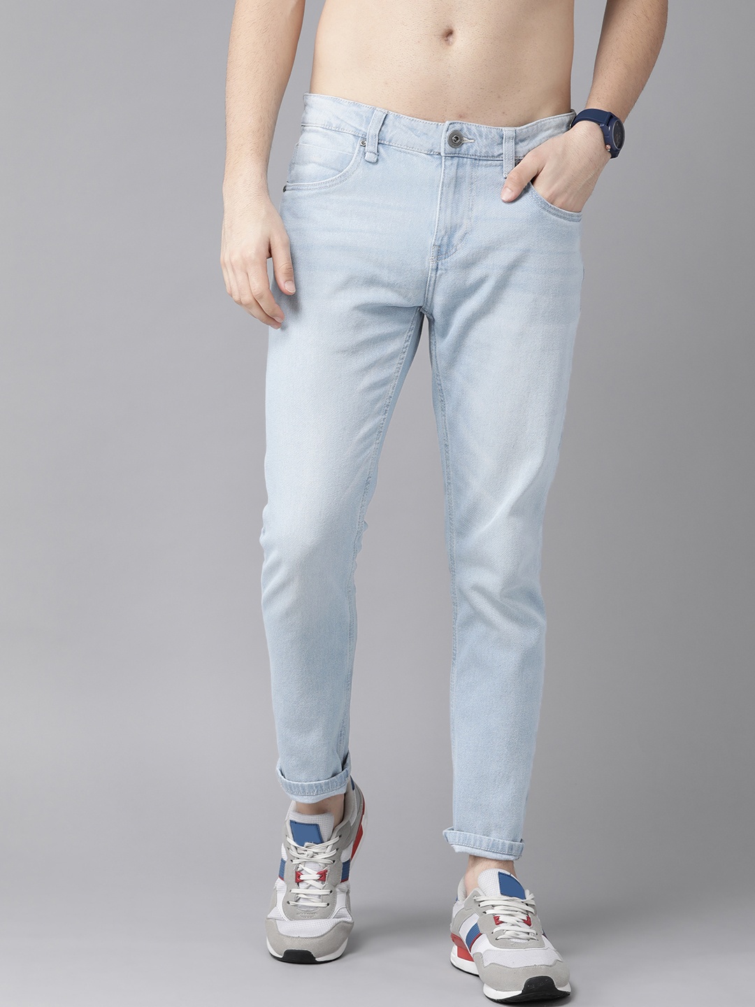 

Roadster Men Blue Tapered Fit Stretchable Jeans