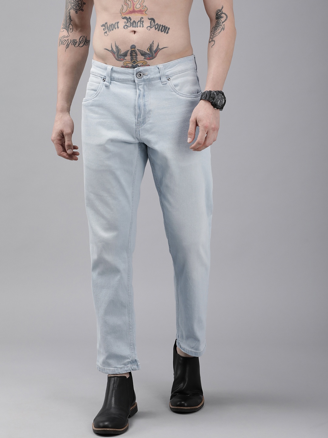 

Roadster Men Blue Slim Fit Heavy Fade Stretchable Jeans