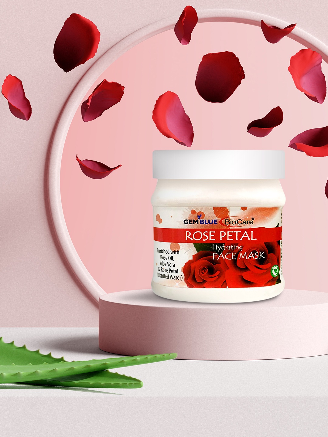 

GEMBLUE BioCare Rose Petal Face Mask 500ml, Pink