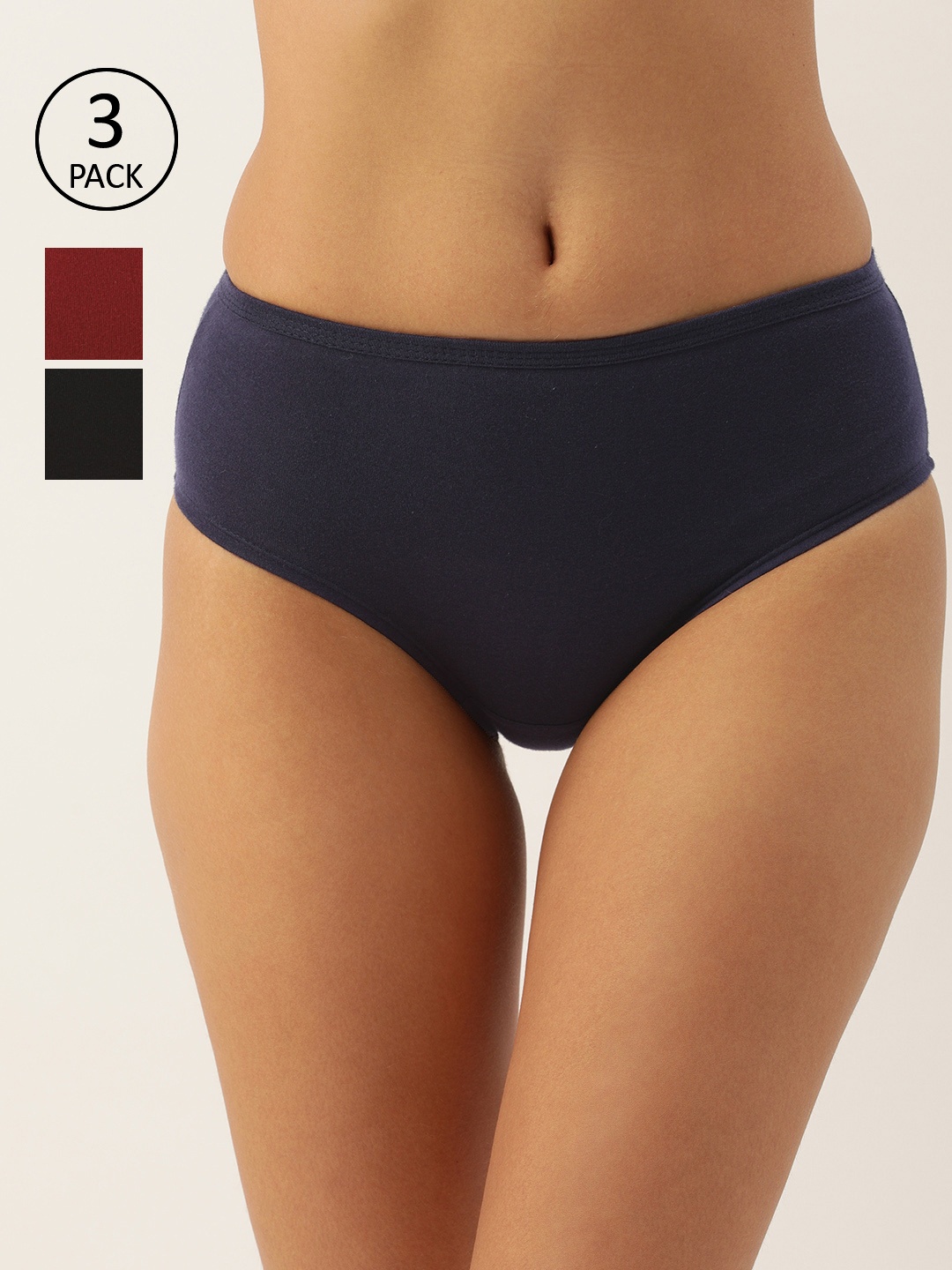 

Fruit of the Loom Women Pack of 3 Skin-friendly Hipster Briefs, Assorted