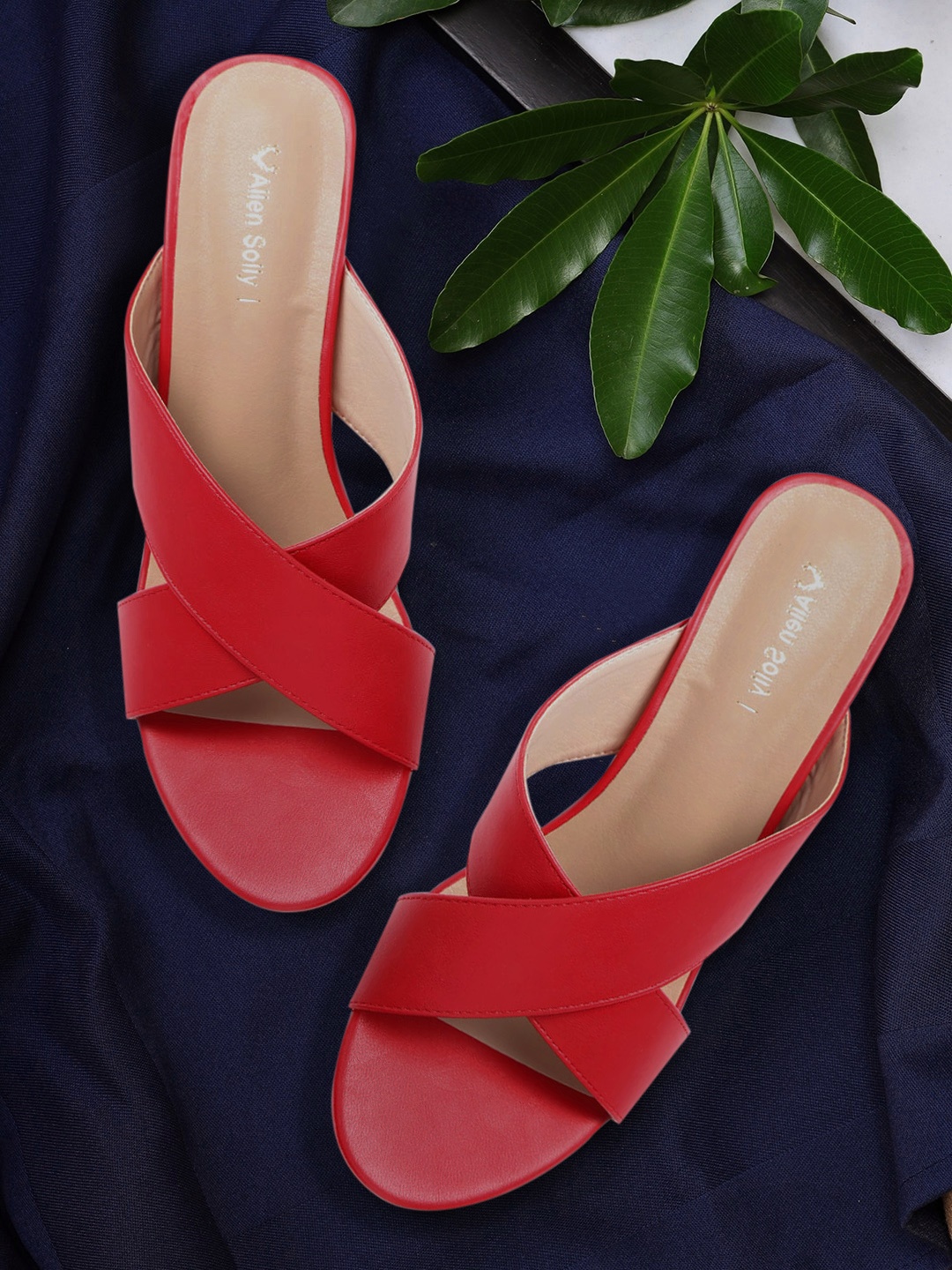 

Allen Solly Women Red Solid Wedges