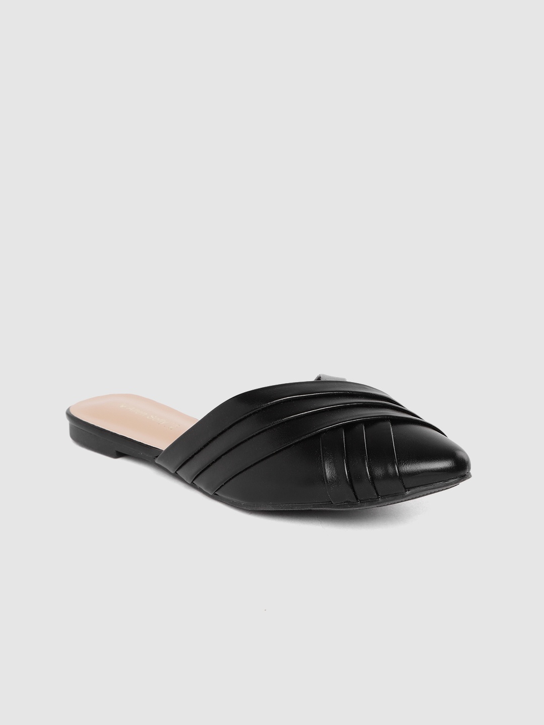 

Allen Solly Women Black Solid Mules