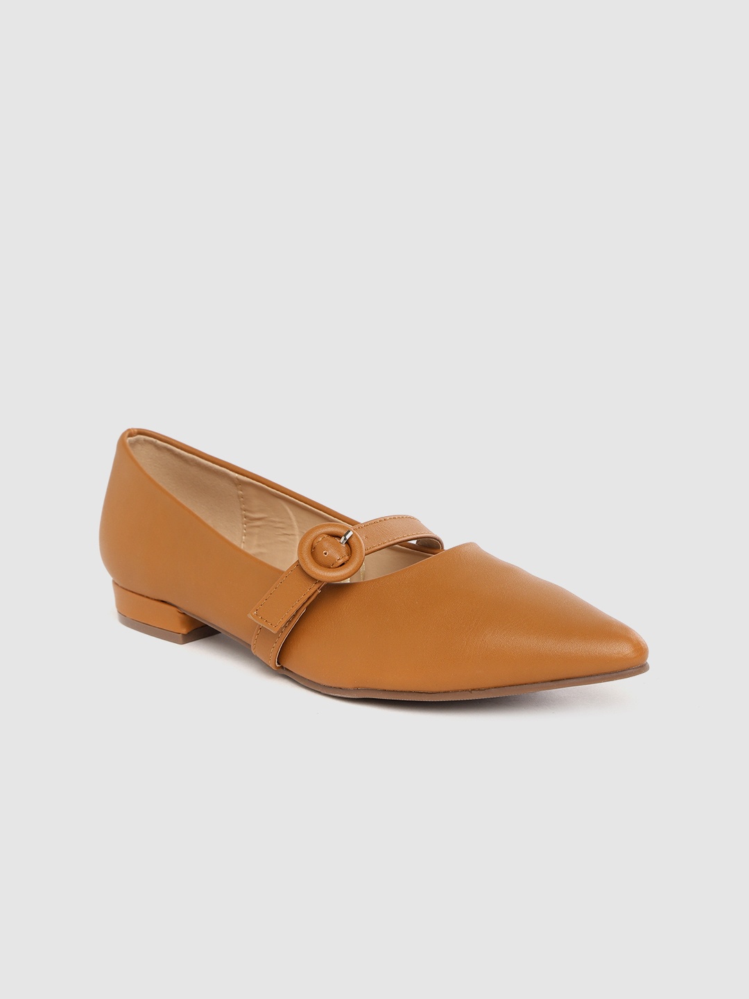 

Allen Solly Women Tan Brown Solid Ballerinas