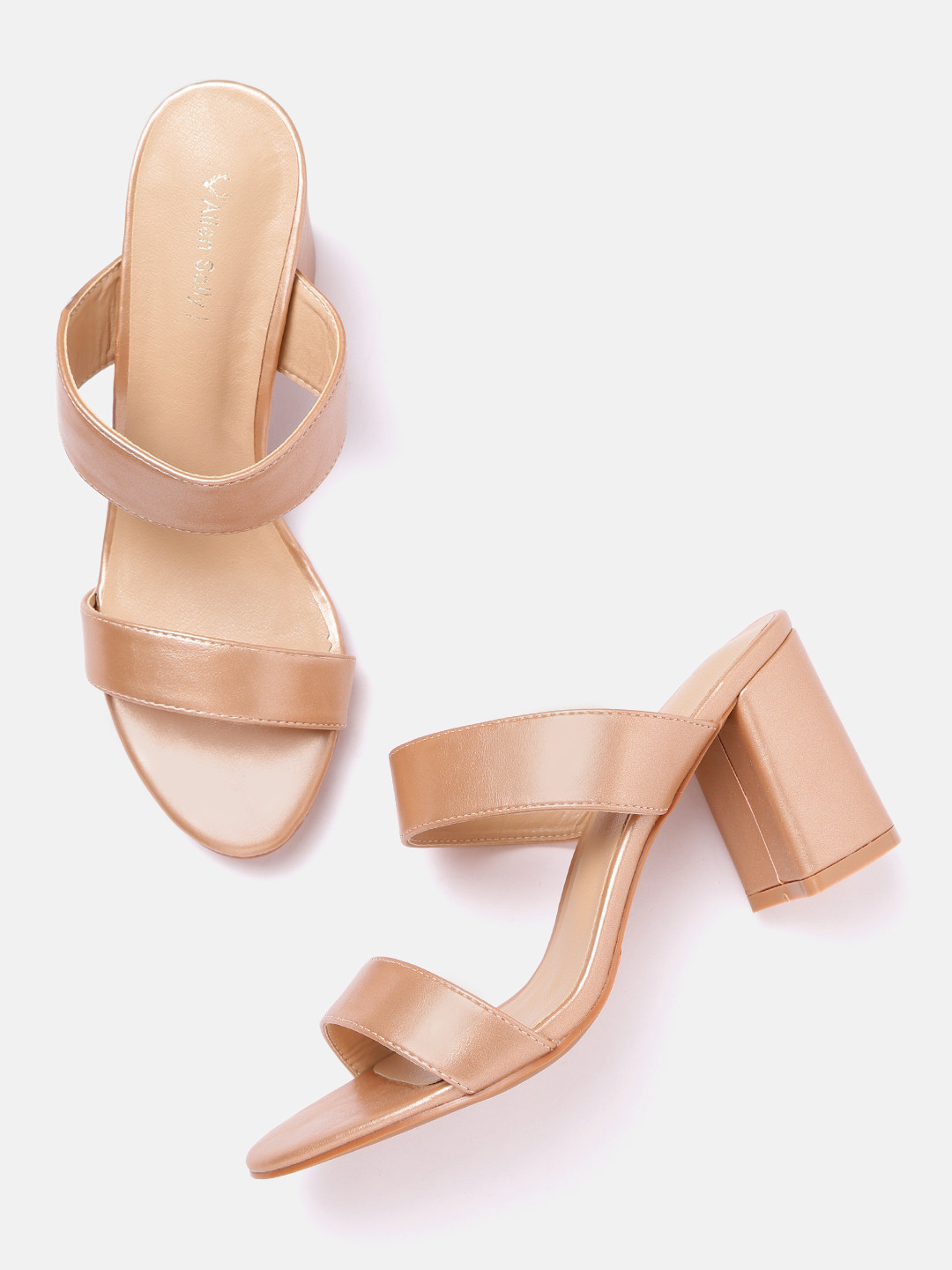 

Allen Solly Women Rose Gold-Toned Solid Heels