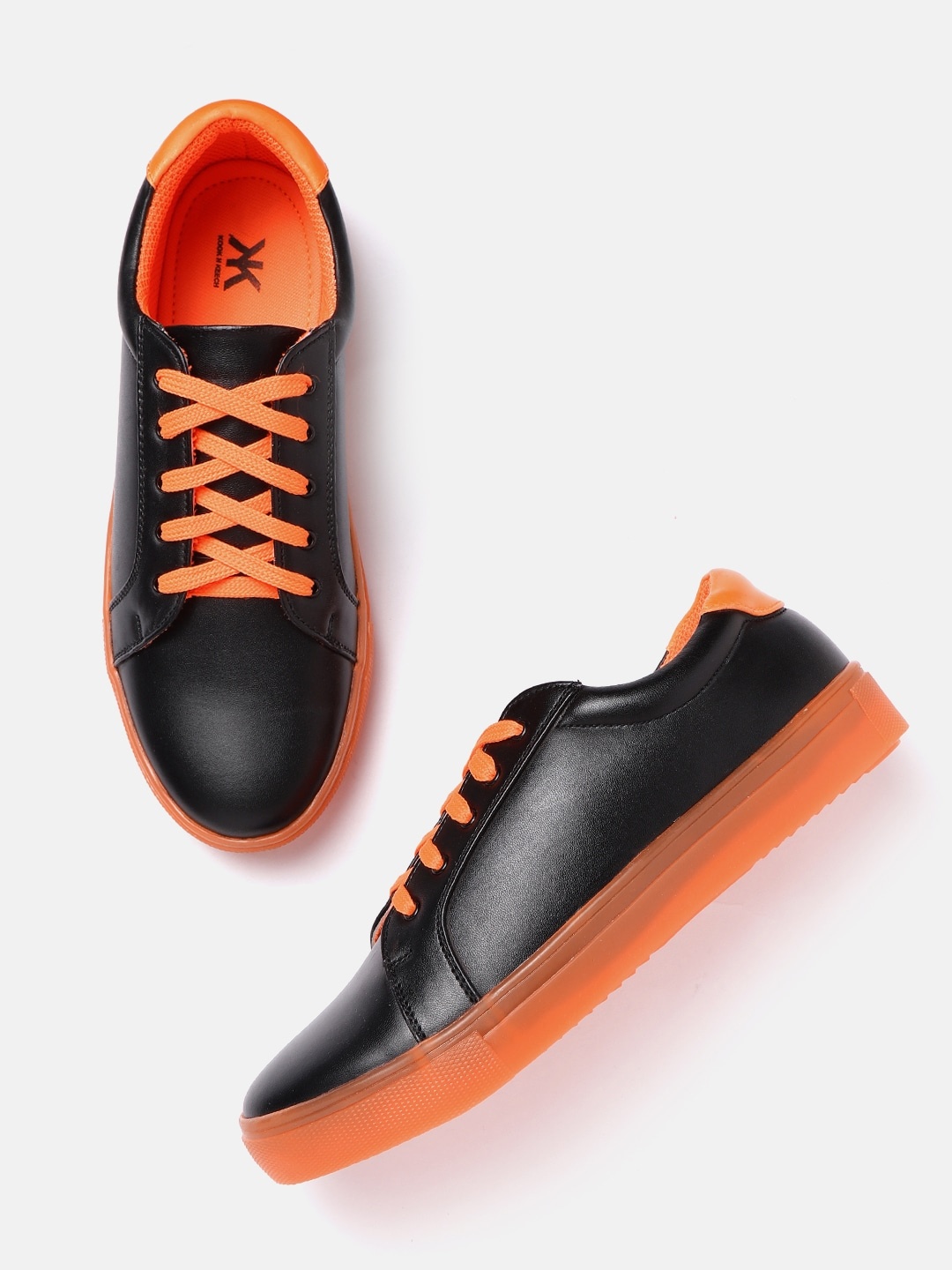 

Kook N Keech Women Black Solid Sneakers