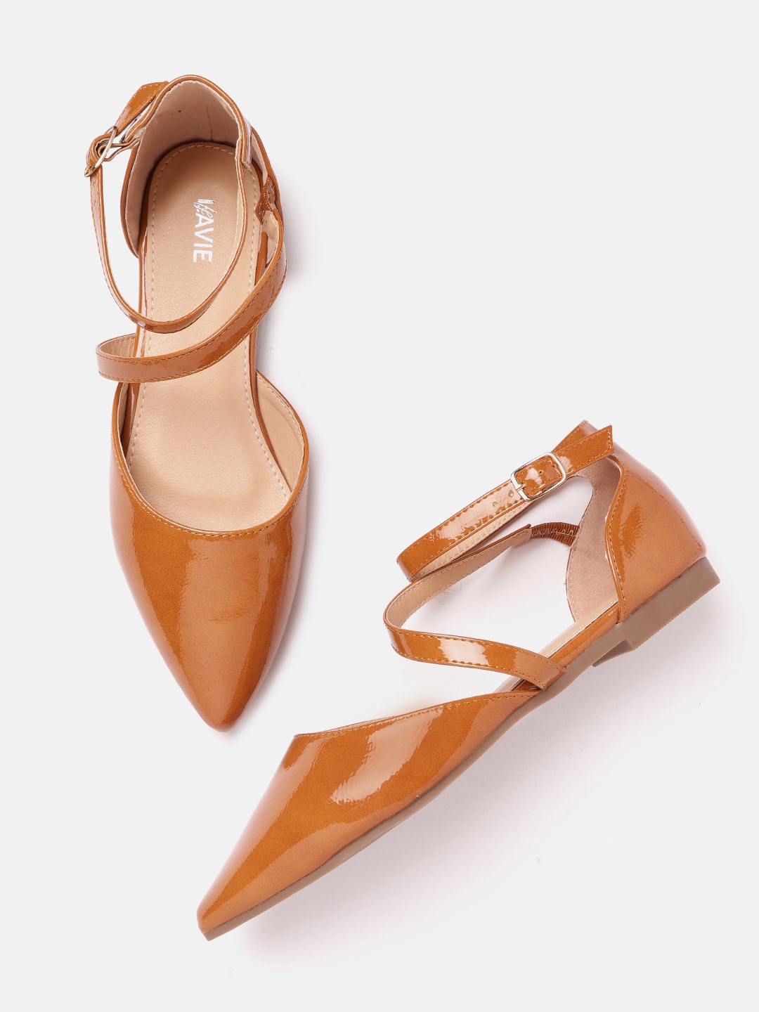 

Lavie Women Tan Brown Solid Closed Toe Flats