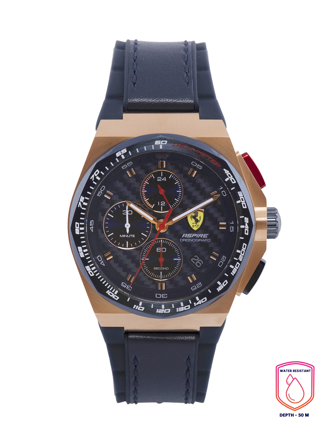 

SCUDERIA FERRARI Men Blue Chronograph Watch 0830793