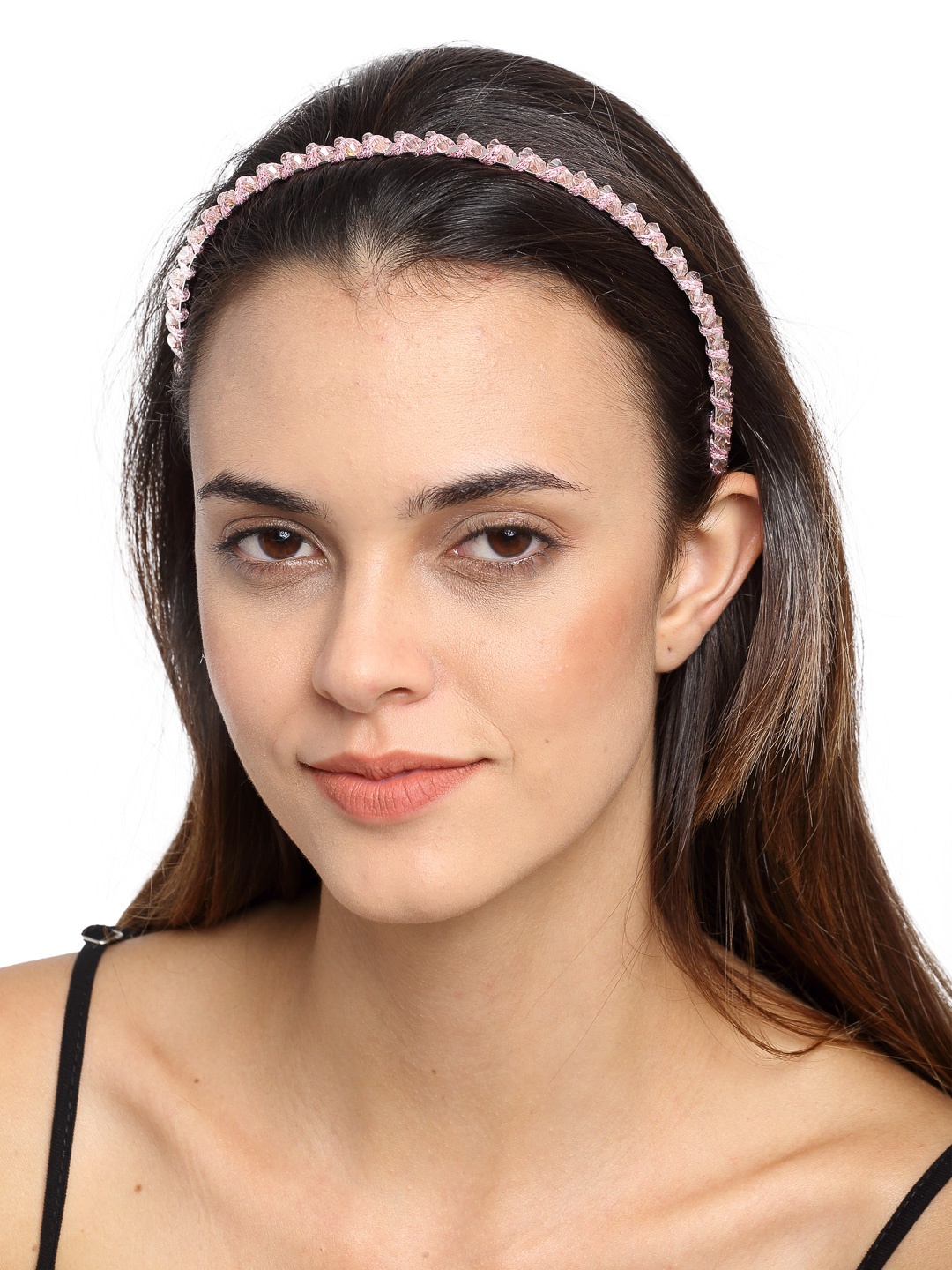 

YouBella Pink Embellished Hairband